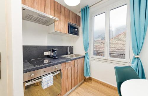 Allevard Apartamento | Élégance contemporaine près des Thermes.