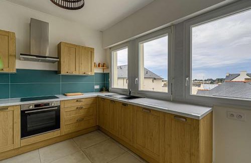 Etel Apartamento | Étel - Appartement 4 pièces - Confort près des plages - FR-1-479-206