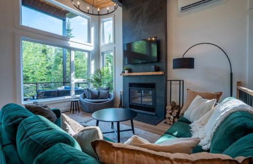 Adstock Chalet De Esquí | Évasion Nature Adstock - Sauna, Ski & Spa