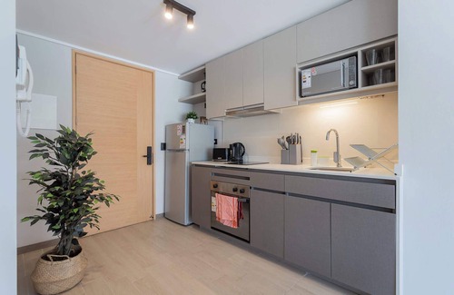 Nunoa Apartamento | Oasis en Ñuñoa: Estudio Chic para 2 huéspedes