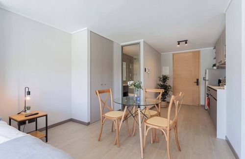 Nunoa Apartamento | Oasis en Ñuñoa: Estudio Chic para 2 huéspedes