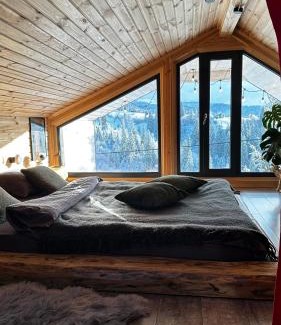 Slavske Chalet De Esquí | Карпатське Hygge котедж для двох з чаном-джакузі у горах