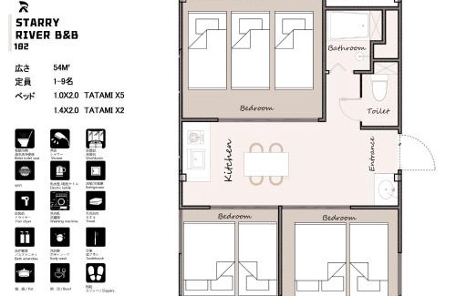 Joto Apartamento | 星宿川-月の宿102
