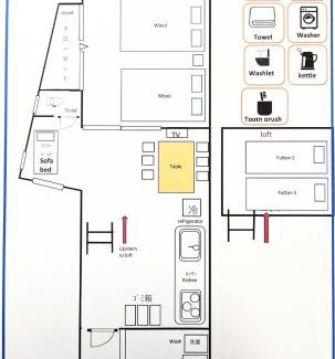 Ikuno Casa | 桃谷駅から1分 一軒家 大阪MD Goodfellas inn Osaka MD