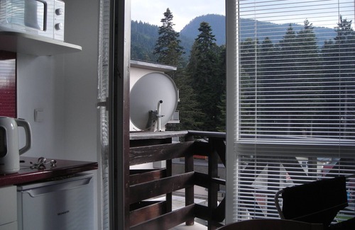 Borovets Apartamento | Apartamento de 1 dormitorio en la planta superior con vistas a la montaña, a 100 metros de los remontes.