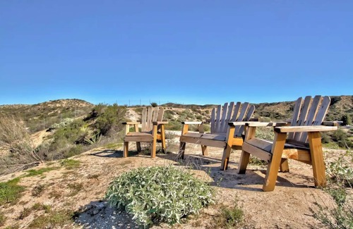 Aguanga Cabina | 10 Acres Near Wineries: Pool, View, Dog-friendly, BBQ - Orange Cabin by Ranch Life Getaway