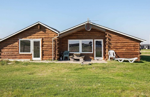Vrist Strand Casa | Casa de vacaciones rústica en Harboøre con piscina