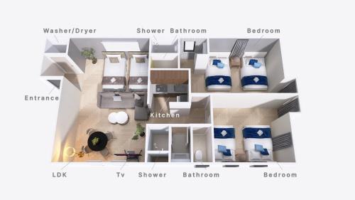 Okubo Apartamento | 15 min Shinjuku! Kitchen Washer,Dryer! Perfect for a Long Stay! Many Facilities Nearby