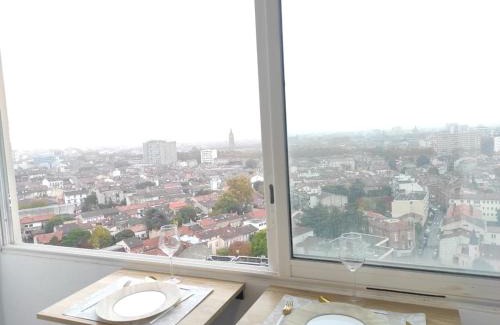 Minimes - Barriere de Paris Apartamento | ☆ 16ème ciel ☆ Proche gare ☆ Vue panoramique ☆ Clim.