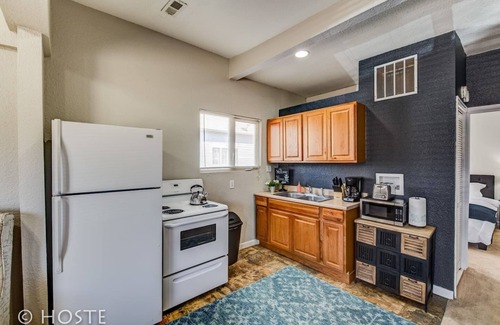 Central Colorado Springs Cabaña | 1BR Downtown Townhome King Bed, 5 Min to Shops