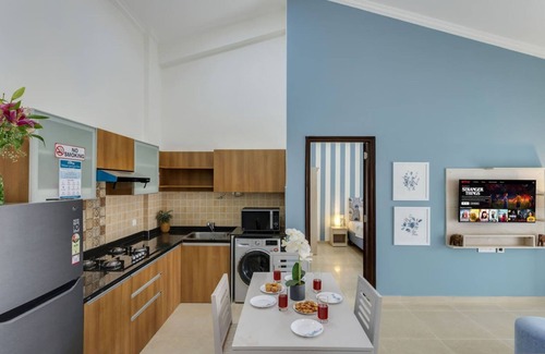 Saunta Vaddo Apartamento | 1BR w Pool Sauna Near Calangute Baga Beach