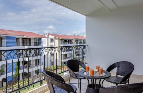 Saunta Vaddo Apartamento | 1BR w Pool Sauna Near Calangute Baga Beach