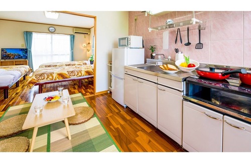Tokeshi Hotel | 1st and 2nd floors Triple Westernstyle room with induction kitchen Room only / Nakagami-gun Okinawa