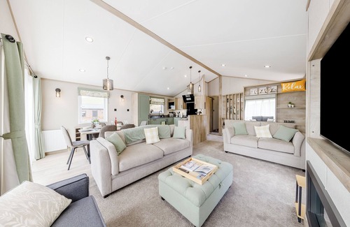 Llanrhystud Cabaña | Alojamiento de 2 habitaciones en Llanrhystud