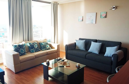 Placeres Apartamento | 🛏️ Departamento con 2 Habitaciones y Vista Panorámica al Mar 🌊 – Valparaíso
