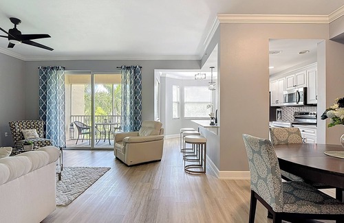 Estero Condominio | 2-bedroom condo in charming Estero with fitness room & pool