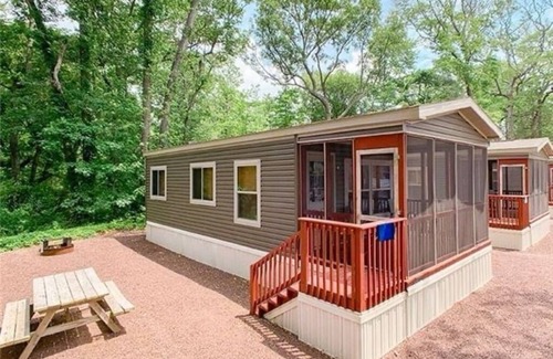 Lower Township Cabaña | 2-bedroom Cottage in Cape May Premier Family Campground- Minutes from Wildwood!