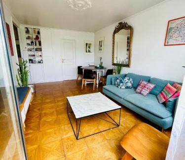 Quartier de Becon Apartamento | 2 BEDROOMS & TERRACE with BBQ COURBEVOIE PARIS