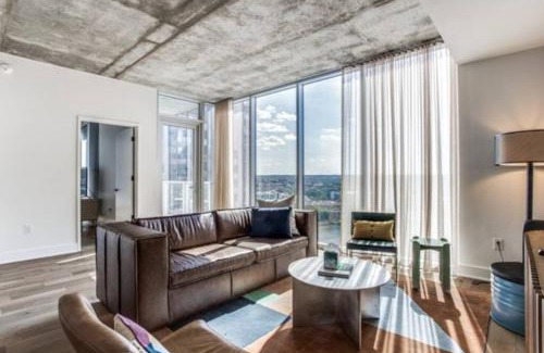 Rainey Street Historic District Apartamento | 2 BR Lux Panoramic View - Rainey
