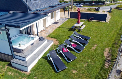 Plougonvelin Casa | 2 seaside houses, 2 spa, enclosed property, luxury, Finistère