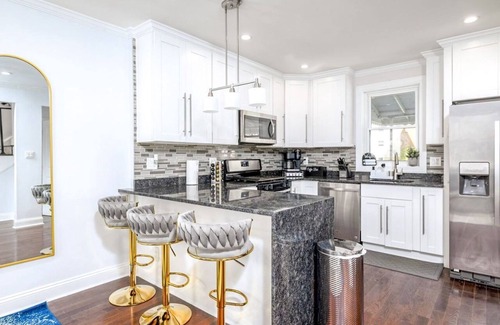 North Michigan Park Casa | 2 Story Oasis: 30+Days + Large Yard/Pet Friendly