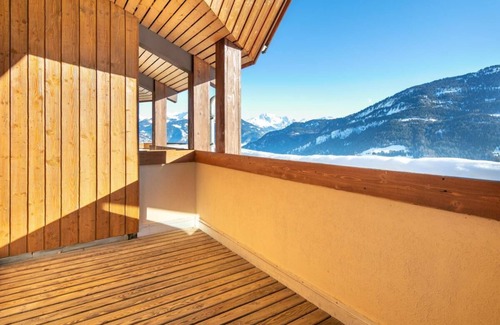 Doucy-Combelouviere Apartamento | 200m del centro estación, balcón, parking, tv, local para esquís, 27m², Valmorel