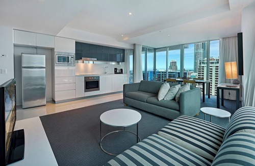 Surfers Paradise Apartamento | ❤️21 Niveles sobre el Hotel Hilton - 2 habitaciones