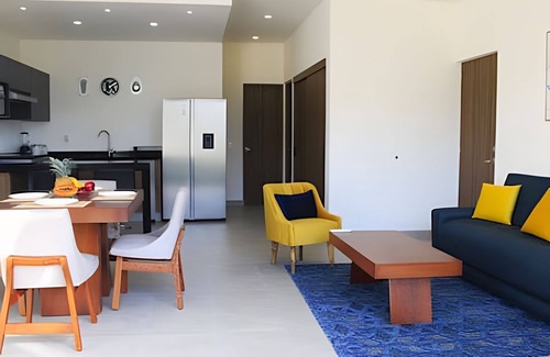 Mezcales Casa | 2BR Planta Baja/Balcón Alberca Playa a minutos