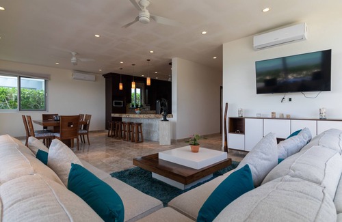 Área de Playacar Fase I Casa | Casa de 3 recámaras frente al mar con piscina privada - Playacar fase 1