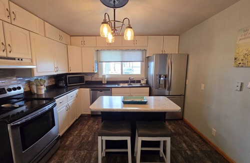 Detroit Lakes Casa | 3 Bed Lake Home, Beach Vibes, Located on DL Strip!
