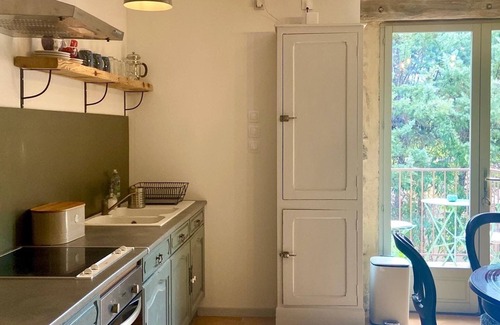 Meyrannes Apartamento | Apartamento-Exclusivo-Accès à la rivière-Baño privado-Vista al bosque