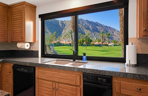 La Quinta Casa | Lujoso oasis en el desierto, vistas nocturnas a la montaña y al golf, piscina de agua salada y spa