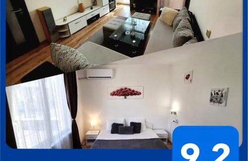 Blagoevgrad Apartamento | 3 Rooms Apartment, Top Center, 1st Floor, AUBG, WiFi, PC i5 SSD, Tablet, AndroidMiTvBox, 3 LED TVs 200 Channels, Long Terrace, Self-Easy-Late Check-in, Stay Before Greece