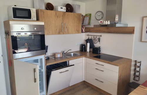 Stolpe Apartamento | 3 Zimmerappartement Über 2 Etagen, 53m² für 4 Personen, 2 Schlafzimmer mit Doppe