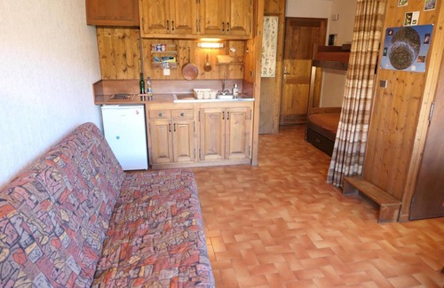 Le Bettex Apartamento | A 300m de las pistas de esquí, 1.o piso, vista montaña, balcón, parking, tv, 28m², Saint Gervais