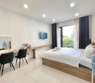 An Phu Apartamento | 302 Modern Studio with Balcony & Kitchen