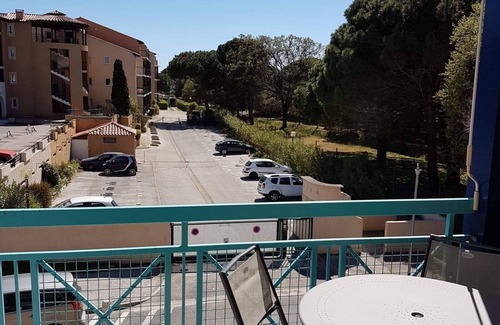 Miramar Apartamento | 38M -4/6 PERS en una residencia privada. 2 dormitorios. Pies en arena EAUPlage 100M