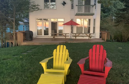 Holland Casa | 4 Dormitorio, 3. 5 Baño Lake House, privada Lago Michigan playa, para 8 personas