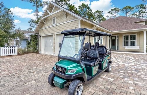 WaterSound West Beach Casa | 4 habitaciones, casa que admite mascotas, nuevo carro eléctrico de 6 plazas y ruta directa a la piscina