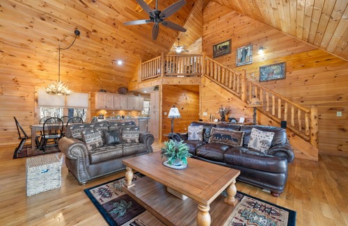 My Mountain Casa | 4 BR Estate-Pool-Hot Tub-Outdoor Fireplace-Epic Patio-BBQ-Pool Table-DogFriendly