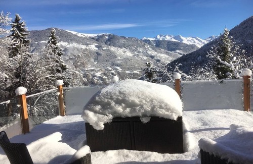 Les Allues Apartamento | Chalet de lujo de 4 *, ambiente, chimenea, WiFi. Méribel Les Trois Valées