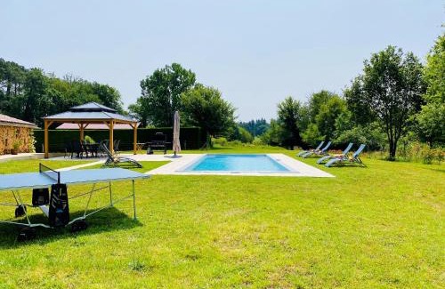 Capdrot Casa | 4-Star Tourism Rated Holiday Home, 6 Bedrooms, with Air Con & Private Heated 10x4M Salt Water Pool - 40 Mins from Bergerac