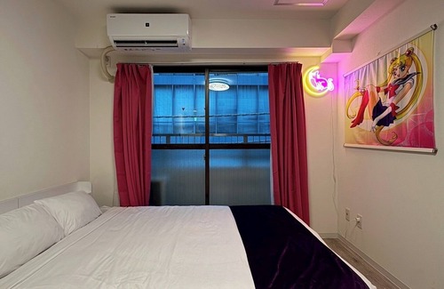 Akasaka Apartamento | 4min to Tameike Sanno stationPink Purple Magic Room3ppl / Minato-ku Tokyo