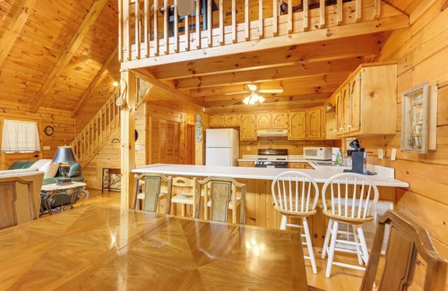My Mountain Cabina | 5 Mi to Blue Ridge Lake: Cabin w/ Fire Pit!
