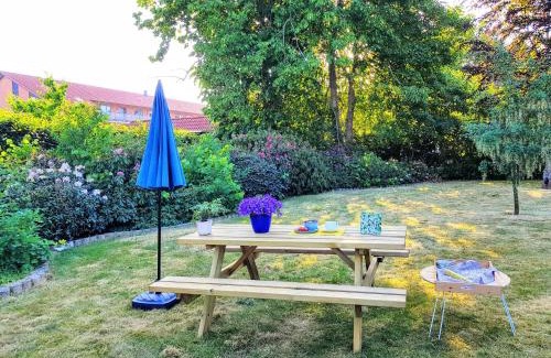 Billund Apartamento | 5 min walk to LEGO house-loft floor with 2 bedrooms and balcony