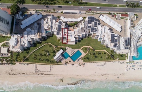 Zona Hotelera Villa | 5 estrellas frente a la playa privada Hermosa villa a pocos pasos del océano