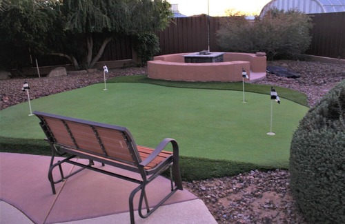 Peoria Casa | 5 star resort 4 bedroom, 3 bath,heated pool/spa, putting green,7 flat screen tvs