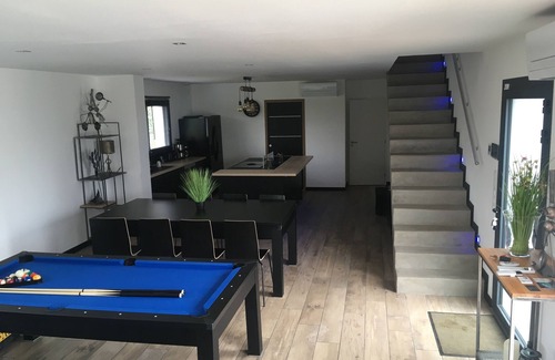 Saint-Jacques Casa | Villa 5 estrellas 100 m playa, 18 personas, piscina, spa, sala de cine