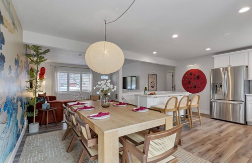 Northwest Arvada Casa | 5BD Japanese-Themed w/ Hot Tub, Movie Room & Games