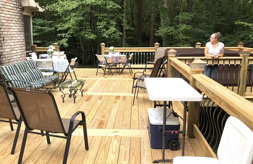 Lookout Mountain Casa | 5 BR Large ~ 22ppl ~ 5 millas Rock City -10 millas Centro, XL TUB CALIENTE Cubierta de 900 pies cuadrados